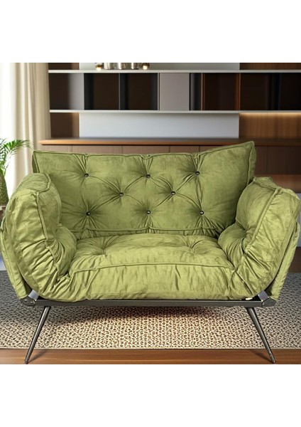 Ikili Yataklı Koltuk | Mekanizmalı Kanepe | Ergonomik Çekyat | Yeşil