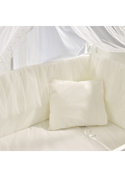 Meltem Smart Mia Anne Yanı Ahşap Sallanır Beşik 60x120 cm (beyaz-ekru) modelleri