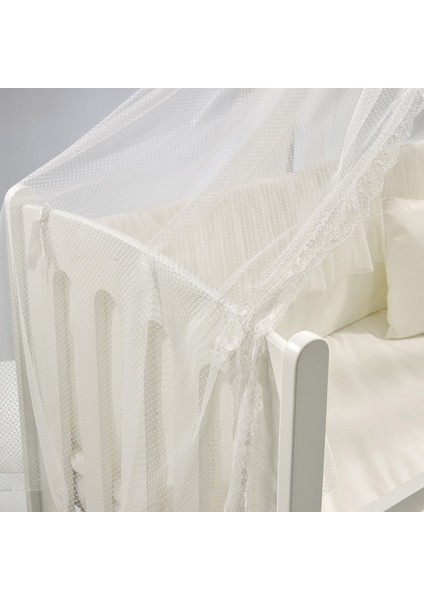 Meltem Smart Mia Anne Yanı Ahşap Sallanır Beşik 60x120 cm (beyaz-ekru) indirimleri