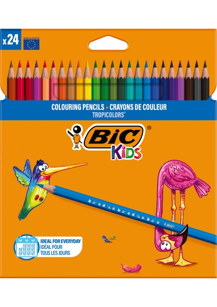 Kids Tropicolors Kuru Boya Kalemi 24 Renk