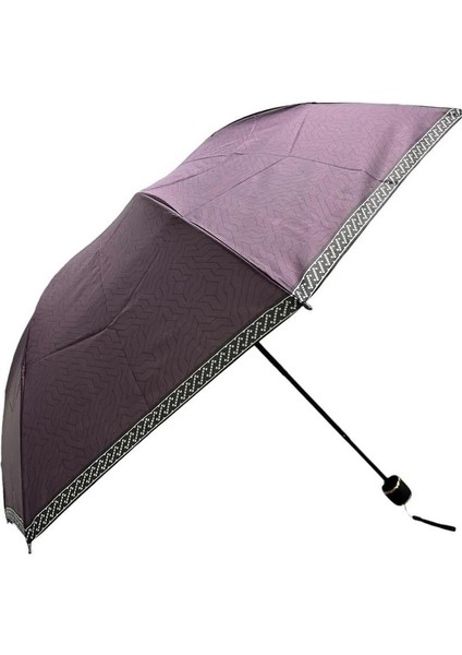 Modern Çizgi Desenli Yarasa Model 8 Telli Rüzgara Dayanıklı Manuel Şemsiye MARLUX391R03 fırsatları