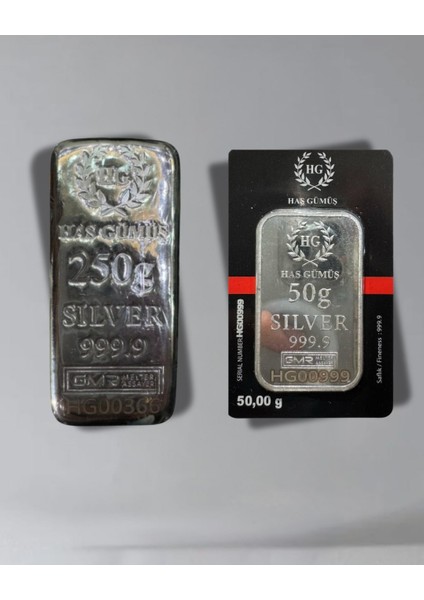 Sertifikalı 300 gr Külçe Gümüş 999 Ayar fiyatları
