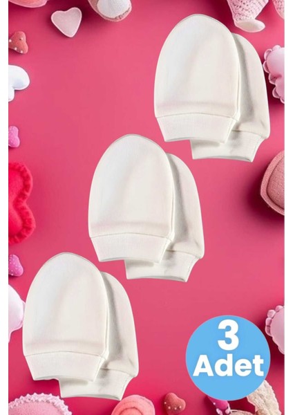 Pamuklu Yenidoğan 3'lü Çocuk Eldiveni indirimleri
