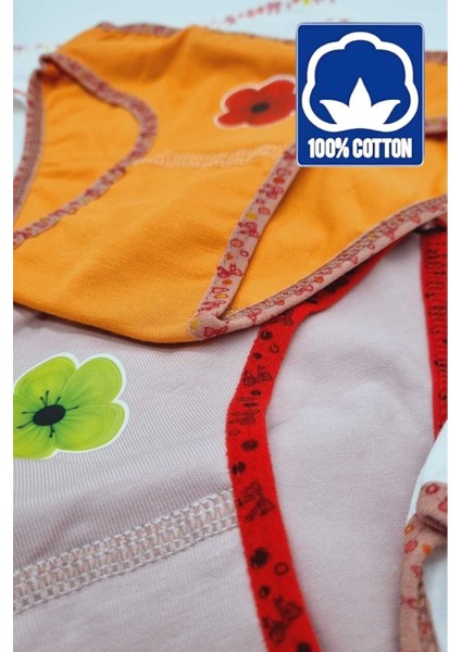 Kız Çocuk Pamuklu 6'lı Külot fiyatları