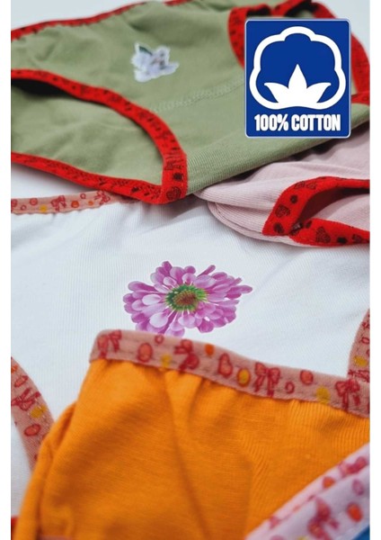 Kız Çocuk Pamuklu 6'lı Külot fırsatları