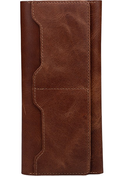 Samsung Galaxy S25 Kılıf 10 Kart Gözlü Hakiki Deri Cüzdan Kılıf