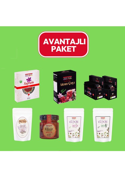 No.1 Safranlı Ürünlerin Avantajlı Paketi