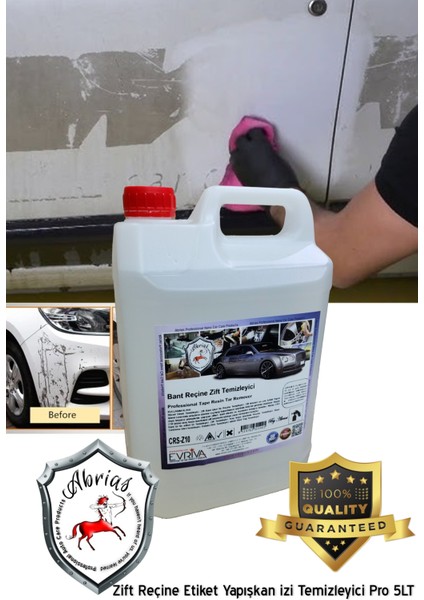 Zift Reçine Yapışkan Izi Temizleyici Pro 5lt
