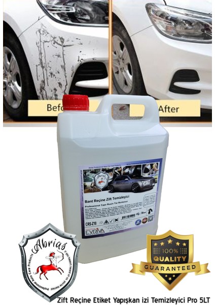 Zift Reçine Yapışkan Izi Temizleyici Pro 5lt