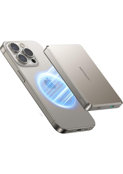20W Ultra-Slim Metal Magsafe Kablosuz ve Kablolu 20W Hızlı Şarj Power Bank 10.000MAH