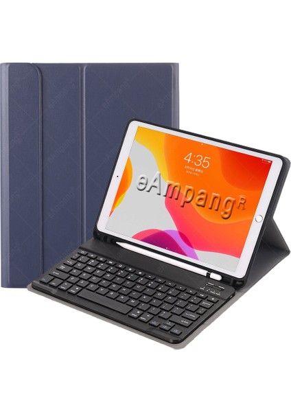 Apple iPad Air 11inç M2/M3 2025-2024 Kılıf Kablosuz Klavyeli Case Mobax