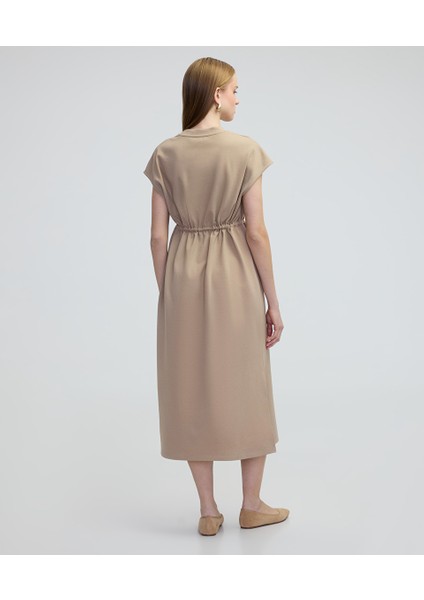 Ayarlanabilir Bel Penye Elbise IS1250002163003 fırsatları