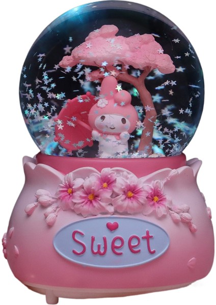 Clomid Kristal Top Süs Prenses Octavo Sürüklenen Kar Cam Müzik Kutusu Prenses (Yurt Dışından)