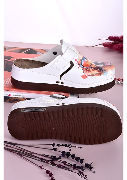 3045 Gözlüklü Köpek Desenli Anatomik Terlik fırsatları