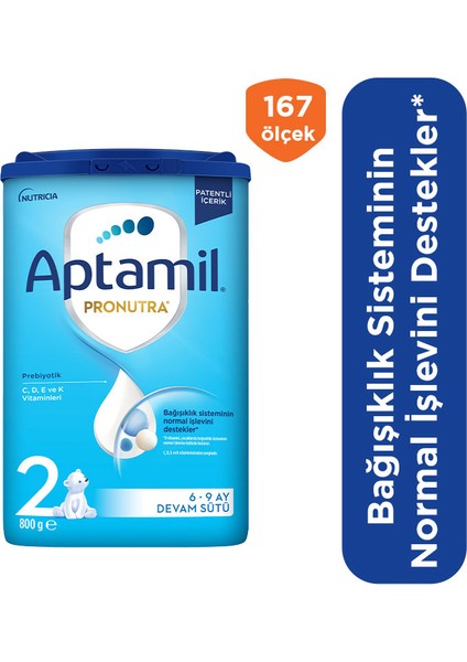 2 Devam Sütü 800 gr 6-9 Ay Akıllı Kutu
