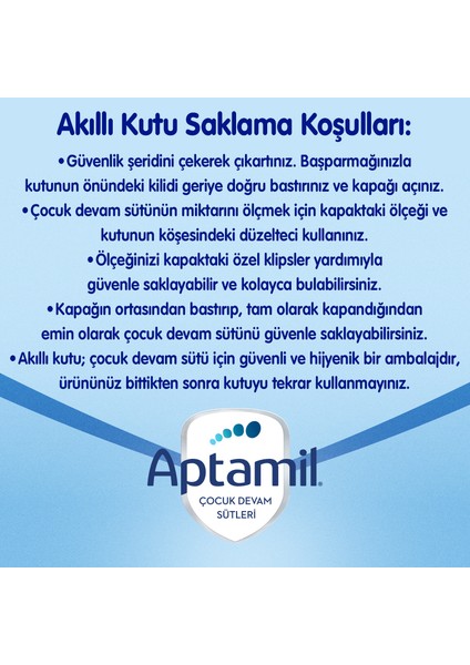 5 Çocuk Devam Sütü 800 Gr 2 Yaş+ Akıllı Kutu X 4 Adet