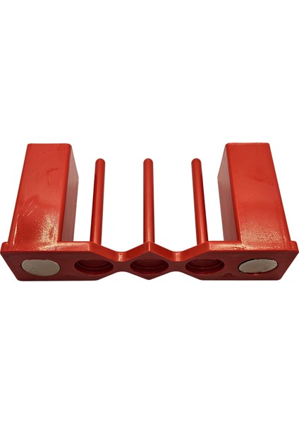 Dikiş Makinesi Mıknatıslı Masura Koyma Aparatı 3'lü Çift Kutulu Kırmızı fiyatları