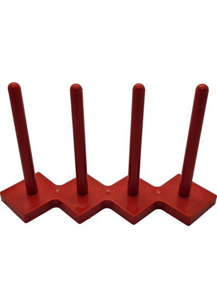 Dikiş Makinesi Mıknatıslı Masura Koyma Aparatı 4'lü Kırmızı