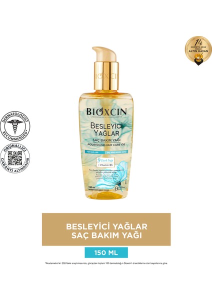Yağlar Saç Bakım Yağı 150 ml - Sülfatsız KuruYıpranmış Saçlar Saç