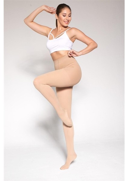 Orta Basınçlı (23 - 32 Mmhg) Külotlu Varıs Çorabı (Burnu Kapalı)