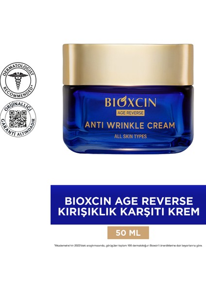 Age Reverse Krem - %10 Retinol, Kolajen Dolgunluk, Sıkılık 50 ml