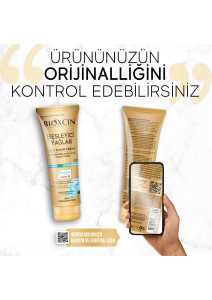 Besleyici Yağlar Saç Bakım Kremi 250 ml
