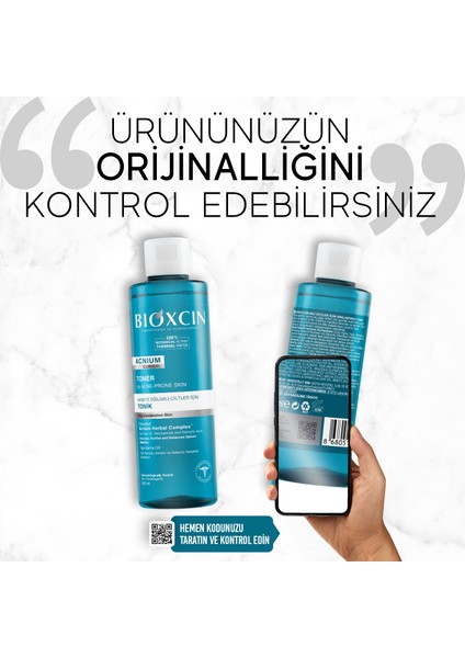 Acnium Tonik Clinical Vegan Akneye Eğilimli Ciltler İçin 200 ml