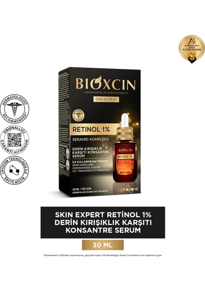 Retinol Serum %1 Seramid Complex 30 ml