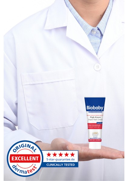 Bebek Pişik Kremi %40 Çinko 75 gr - Organik Kır Iğdesi Yağı Ve Zeytinyağı Içerir