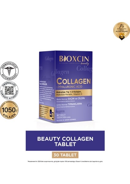 Collagen Hyaluronic Acid Tip 1-3 30 Tablet