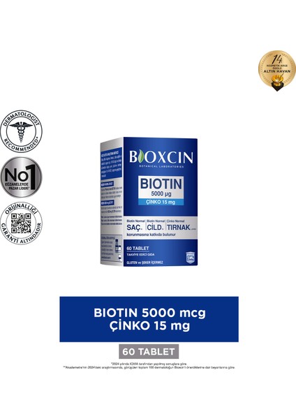 Biotin 5000 mg 60 Tablet