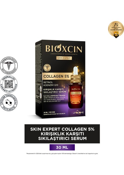 Collagen Retinol Serum - Collagen %5 Retinol Koenzim Q10 Lipozoma