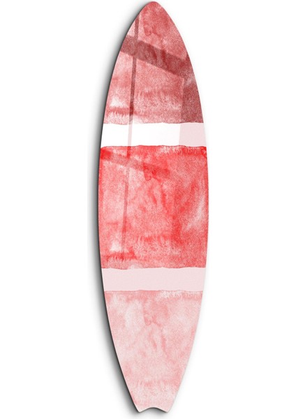 Fiery Sunset Abstract Surfboard Cam Tablo