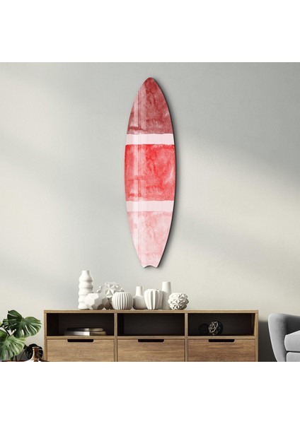Fiery Sunset Abstract Surfboard Cam Tablo