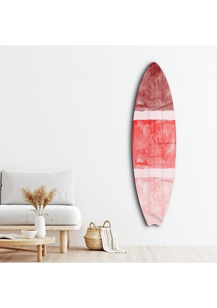 Fiery Sunset Abstract Surfboard Cam Tablo