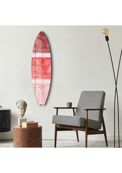 Fiery Sunset Abstract Surfboard Cam Tablo