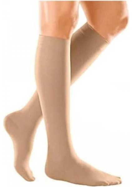 Orta Basınçlı (23 - 32 Mmhg) Diz Altı Varıs Çorabı (Burnu Kapalı)