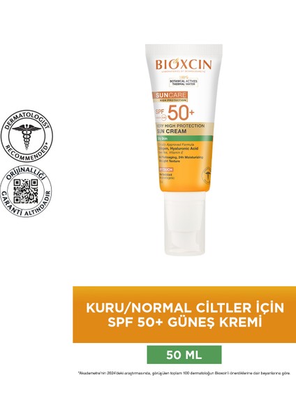 Spf 50+ Güneş Kremi 50 ml Yağlı Cilt