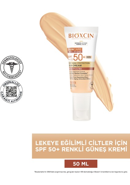 Sun Care Lekeye Eğilimli Ciltler İçin Çok Yüksek Korumalı Renkli Güneş Kremi 50 Spf