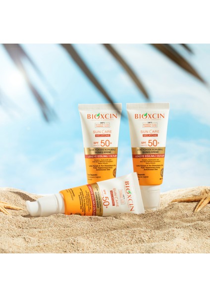 Bıoxcın Sun Care Lekeye Eğilimli Ciltler Için Çok Yüksek Korumalı Güneş Kremi 50 Spf