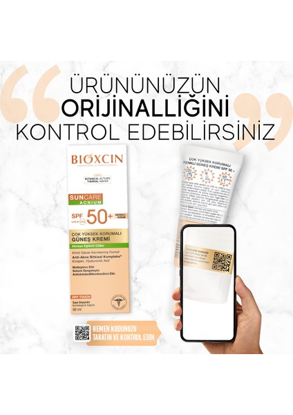 Suncare Acnium Tinted SPF50 Güneş Kremi 50 ml