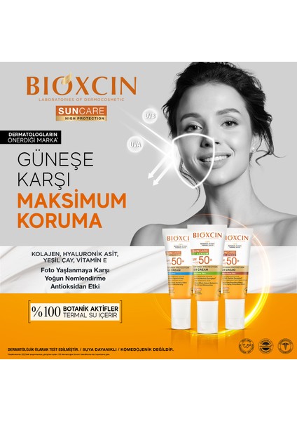 Spf 50+ Güneş Kremi 50 ml Akneye Eğilimli Cilt