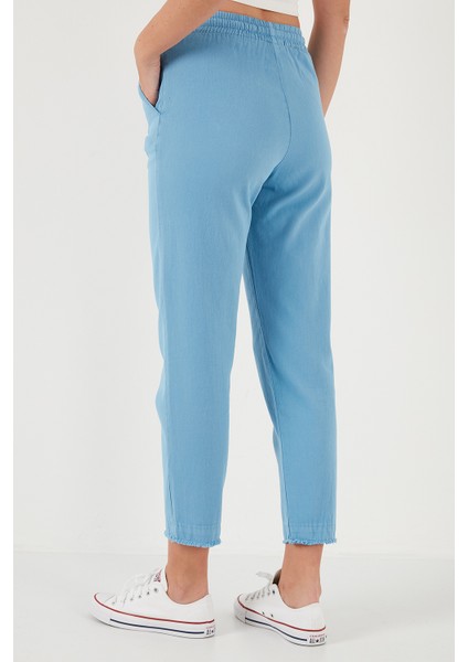 Pamuklu Normal Bel Regular Fit Düz Paça Pantolon Bayan PANTOLON 668YP42282S4