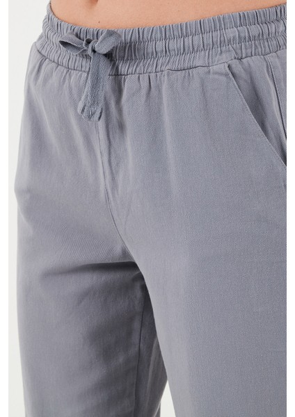 Pamuklu Normal Bel Regular Fit Düz Paça Pantolon Bayan PANTOLON 668YP42282S4