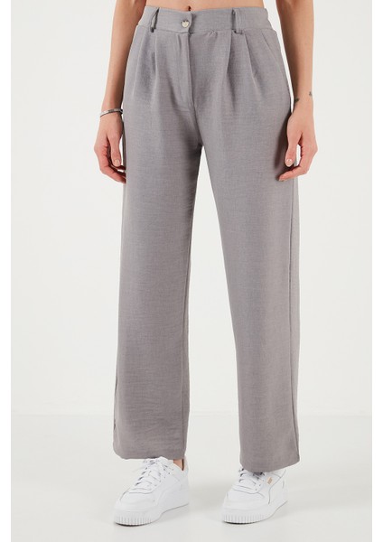 Regular Fit Bol Paça Yelekli Takım Bayan TAKIM 67045162S4