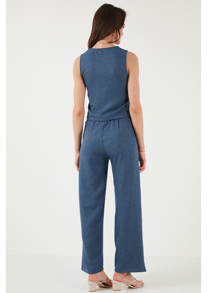 Regular Fit Bol Paça Yelekli Takım Bayan TAKIM 67045162S4
