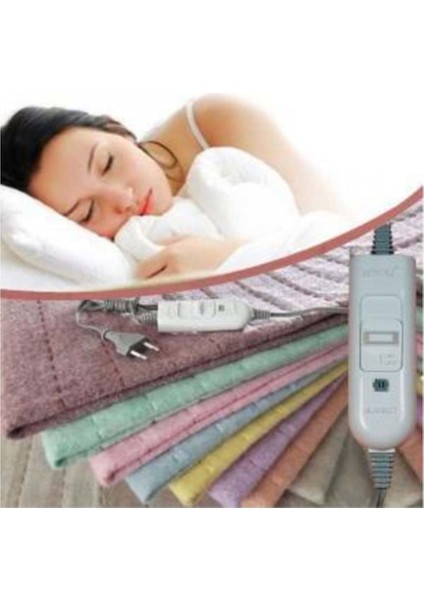 Elektrikli Isıtıcı Battaniye 120 x 155 cm -Lila