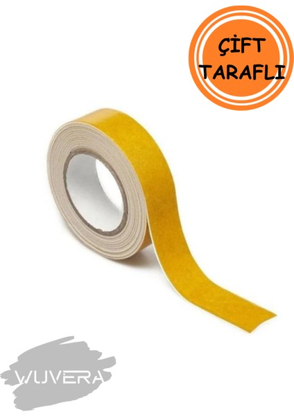 Çift Taraflı Köpük Bant 18MM x 2m – Dayanıklı ve Güçlü Yapıştırma!
