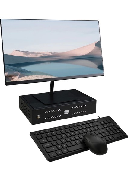 Mk2 I5 14400 8gb Ddr4 120SSD 24" Monitörlü Set Mini Pc