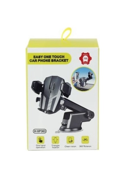 Blue Spectrum H-XP363 EKSTRA Güçlü Vantuzlu Araç Içi Telefon Tutucu